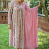 Gulaabi Aliacut kurta set