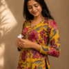 Yellow short kurti