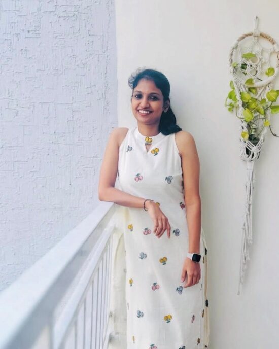 Halter neck kurta