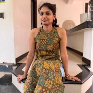 Halter neck kurta