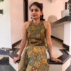 Halter neck kurta