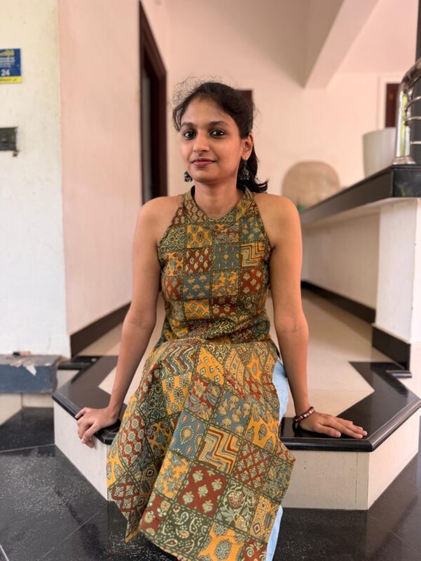 Halter neck kurta