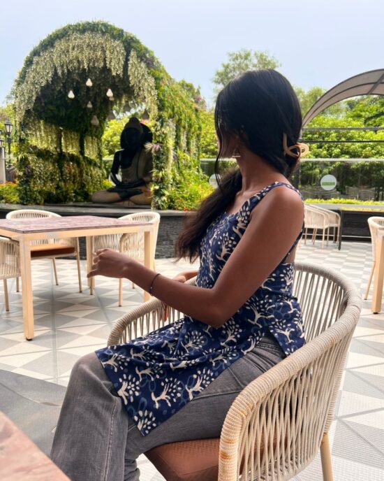 Indigo short kurta