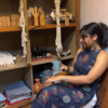 Halter neck kurta