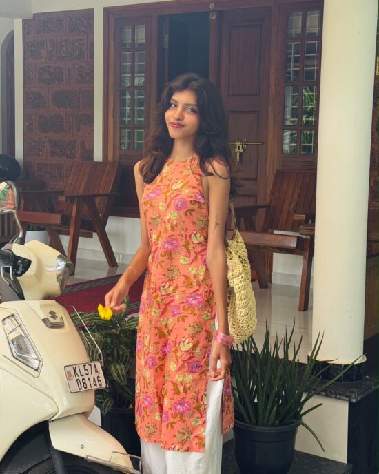 Halter neck kurta